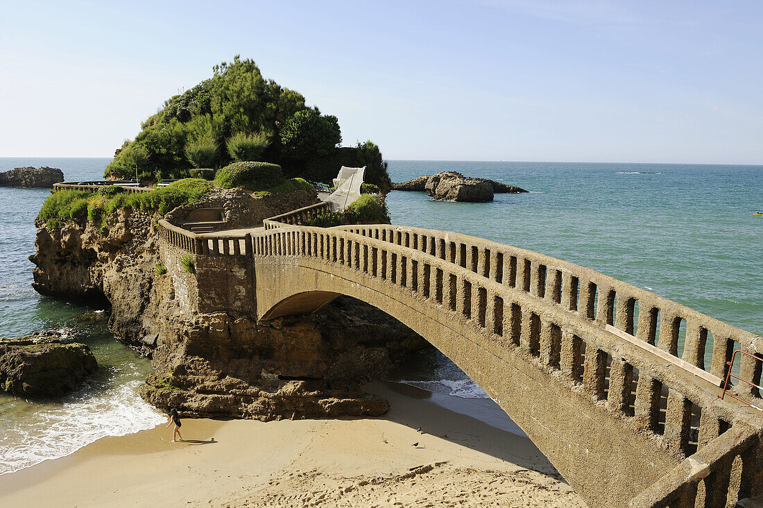 Coastal promenade,  Biarritz. Pyrénées-Atlantiques,  Aquitaine,  France