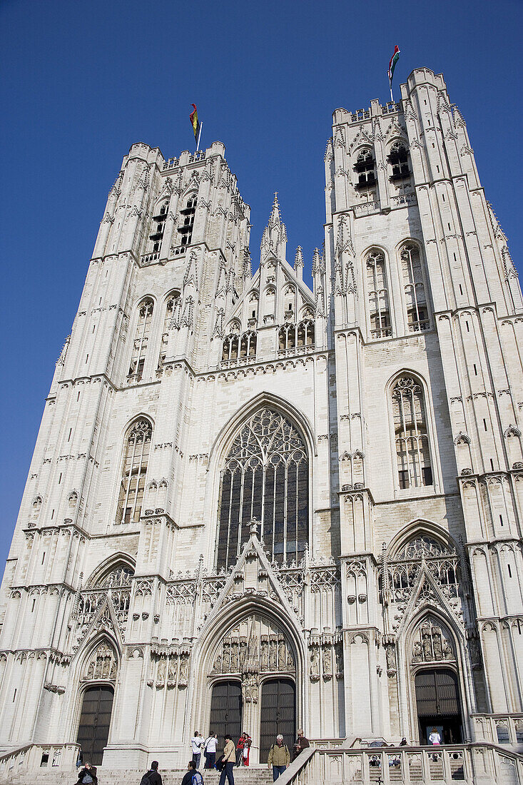 St Michel et Ste-Gudule Cathedral,  Brussels,  Belgium