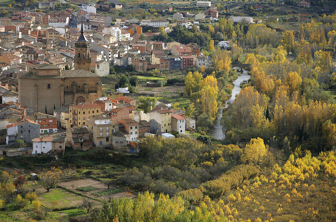 Murillo village in Rioja wine region