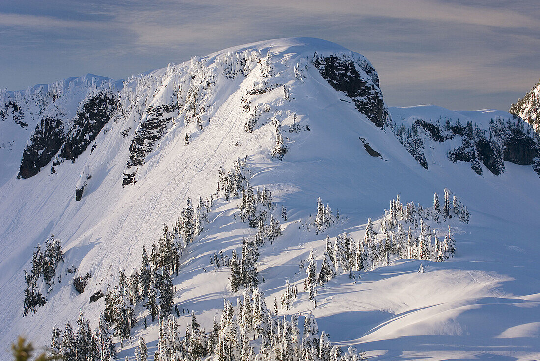 Table Mountain in winter,  Heather Meadows Recreation Area North Cascades Washington USA