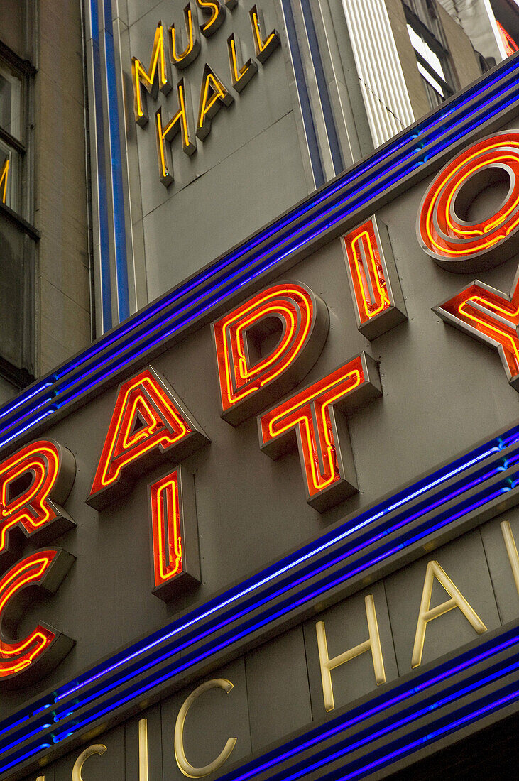 Radio City Music Hall at Rockefeller Center,  Midtown Manhattan,  New York,  USA,  2008