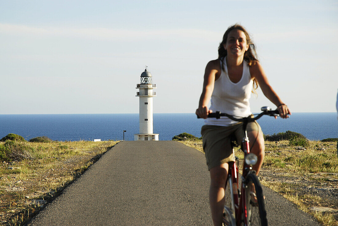 Barbaria Cape lighthouse FORMENTERA Balearic Islands SPAIN *** Local Caption *** 00105924