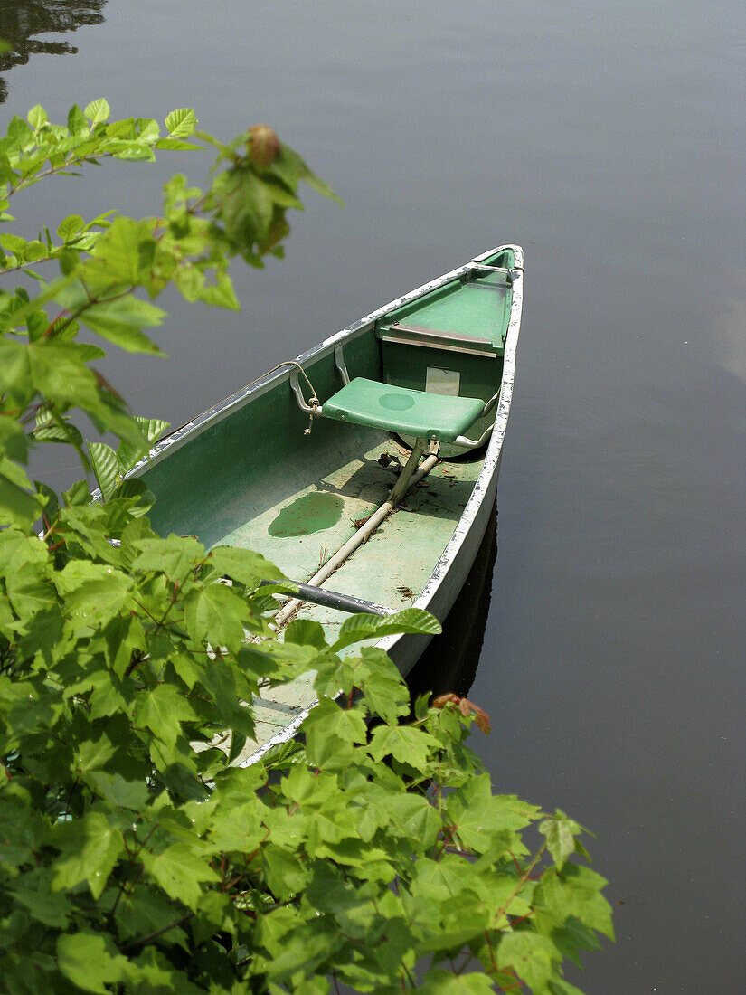 Green Boat on Lake in Colonial Heights,  Virginia (VA)