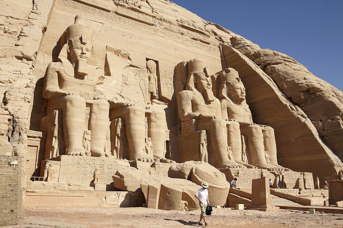 Egypt Upper Nile Abu Simbel Temple of Ramses II