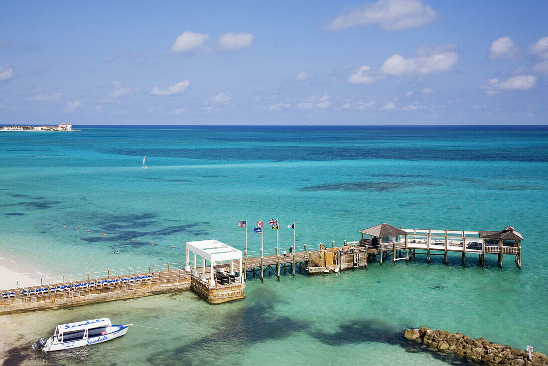 Bahamas,  New Providence Island,  Nassau Royal Sandals Bahamian Hotel Beach and Quay