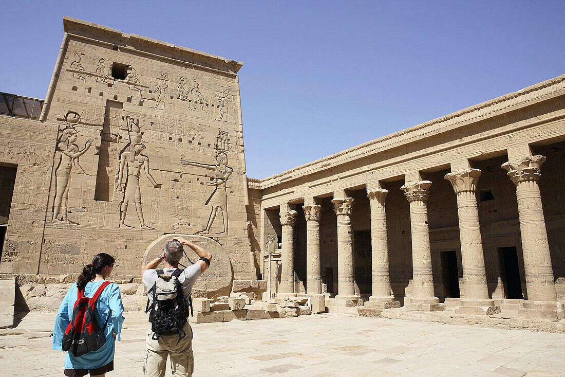 Egypt Upper Nile Island of Philae Isis Temple