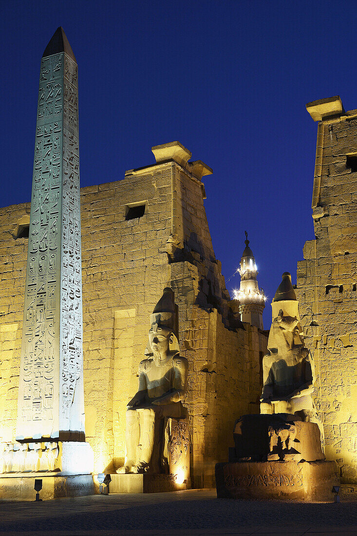 Egypt Upper Nile Luxor Old Thebes Luxor Temple
