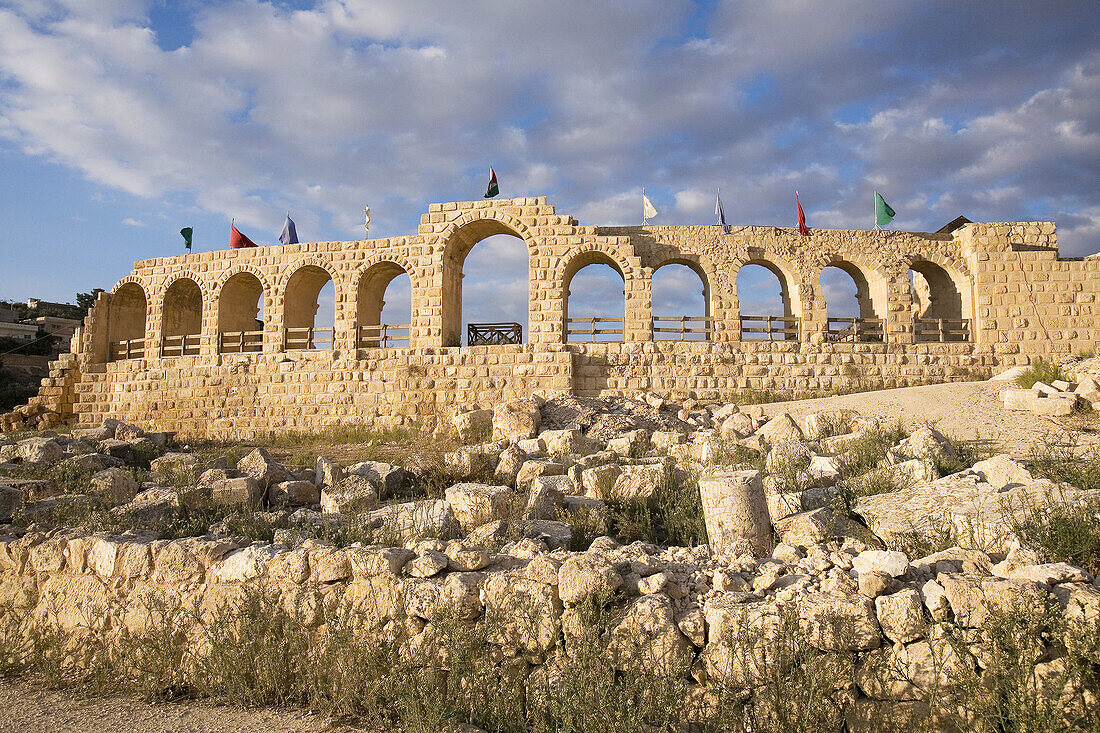 Jordan Jerash Ruins of the Greco-Roman city of Jerash Racecourse