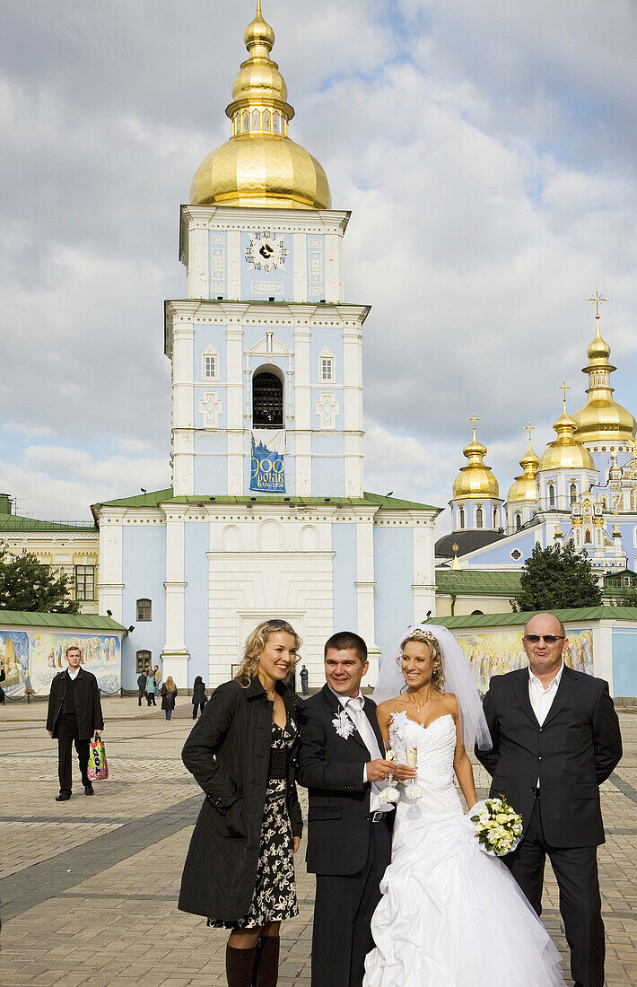 Ukraine Kiev St Michael´s Golden-domed Cathedral