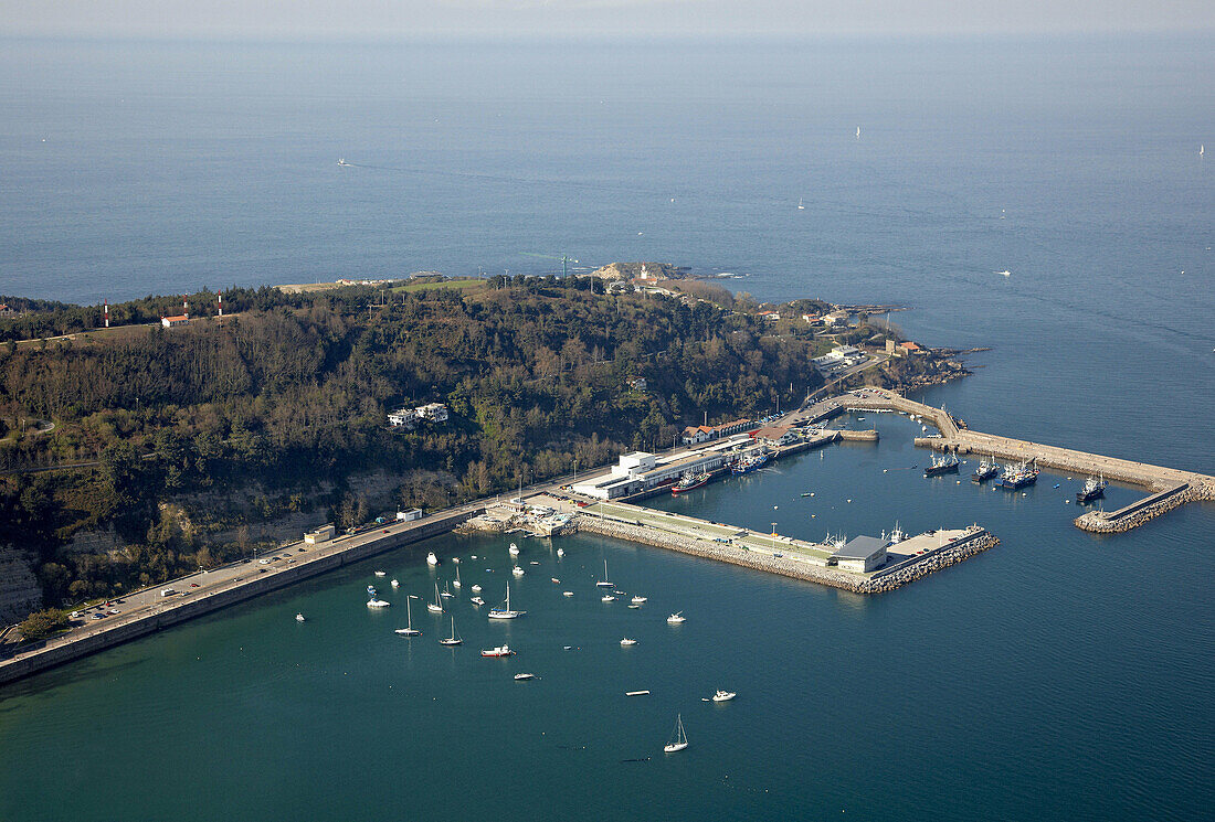 Fischereihafen, Hondarribia, Gipuzkoa, Baskenland, Spanien