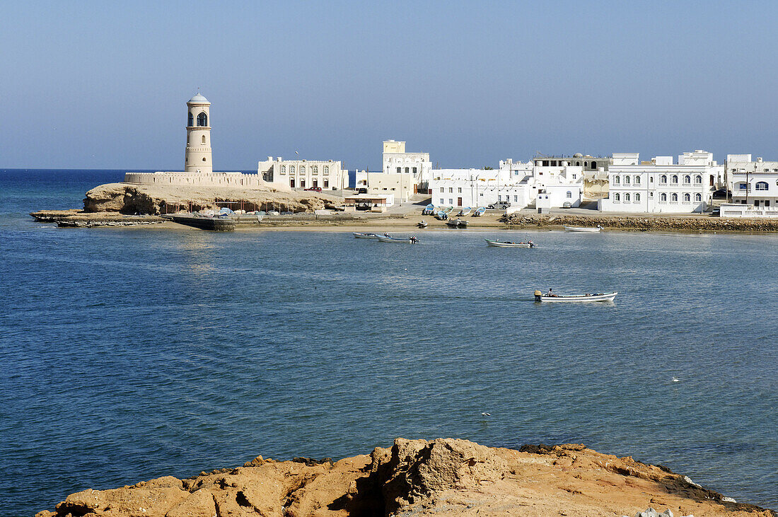 Ayjah harbour in Sur,  Al Sharqiya Region,  Sultanate of Oman,  Arabia,  Middle East