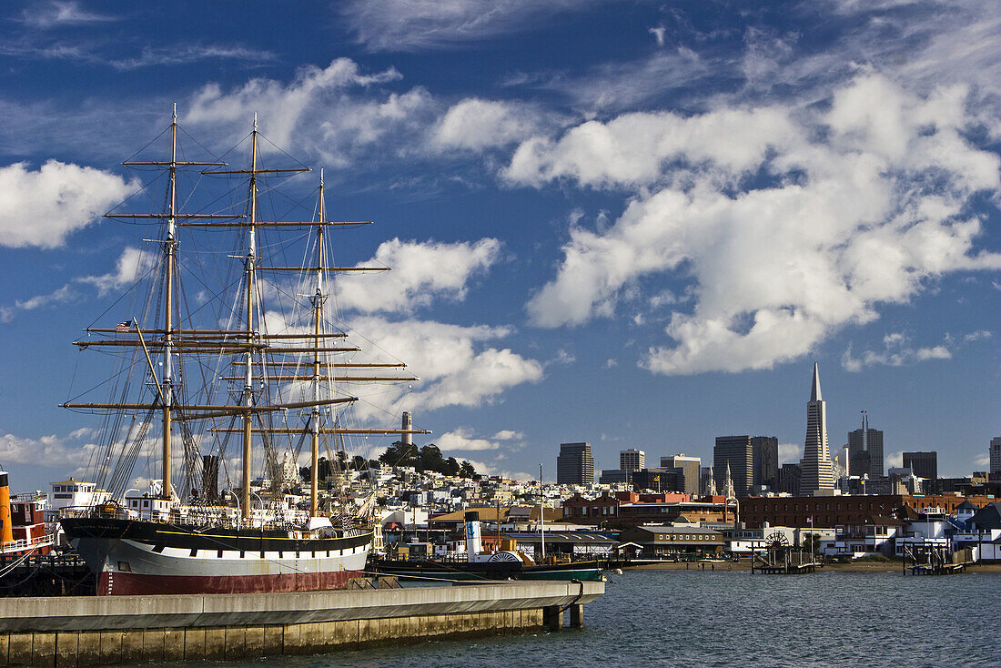 Balclutha,  historic tall ship at the San Francisco Maritime National Historic Park