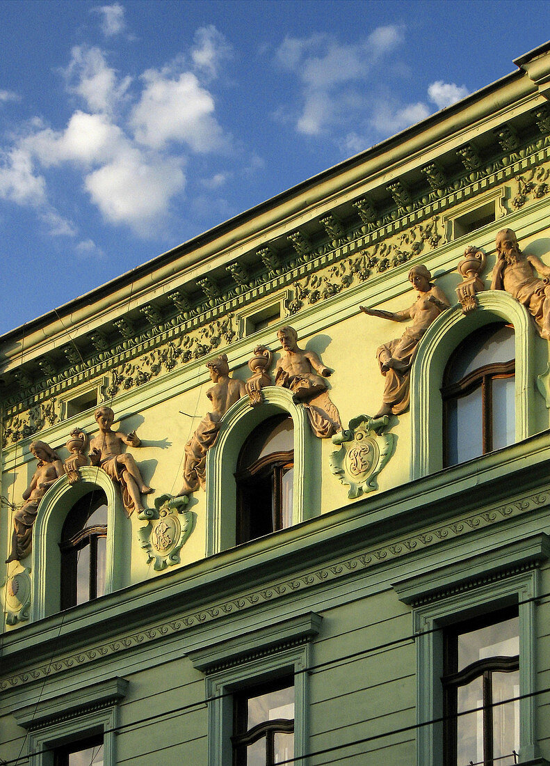 Poland,  Krakow,  Starowislna street,  detail