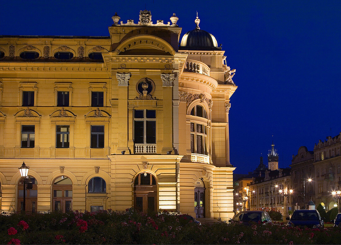 Poland,  Krakow,  Slowacki Theatre at Szpitalna street