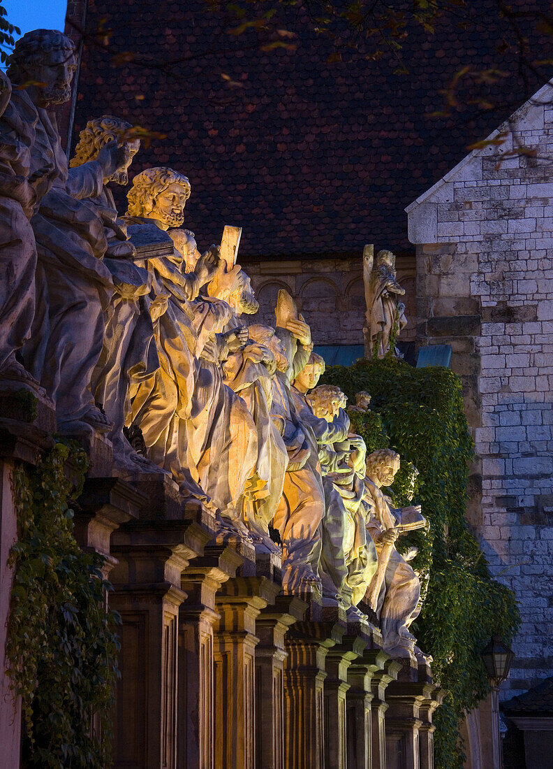 Poland Krakow Baroque St Peter and St Paul Church Apostles statues