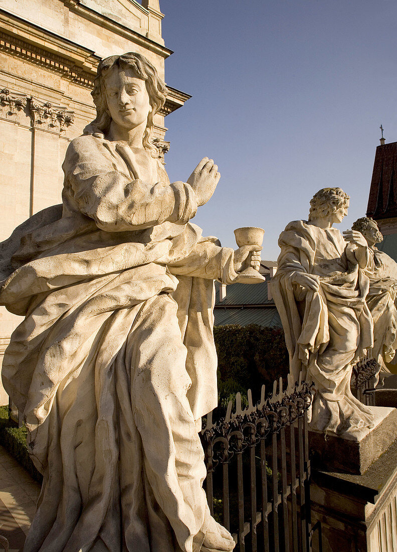 Poland Krakow Baroque St Peter and St Paul Church Apostles statues