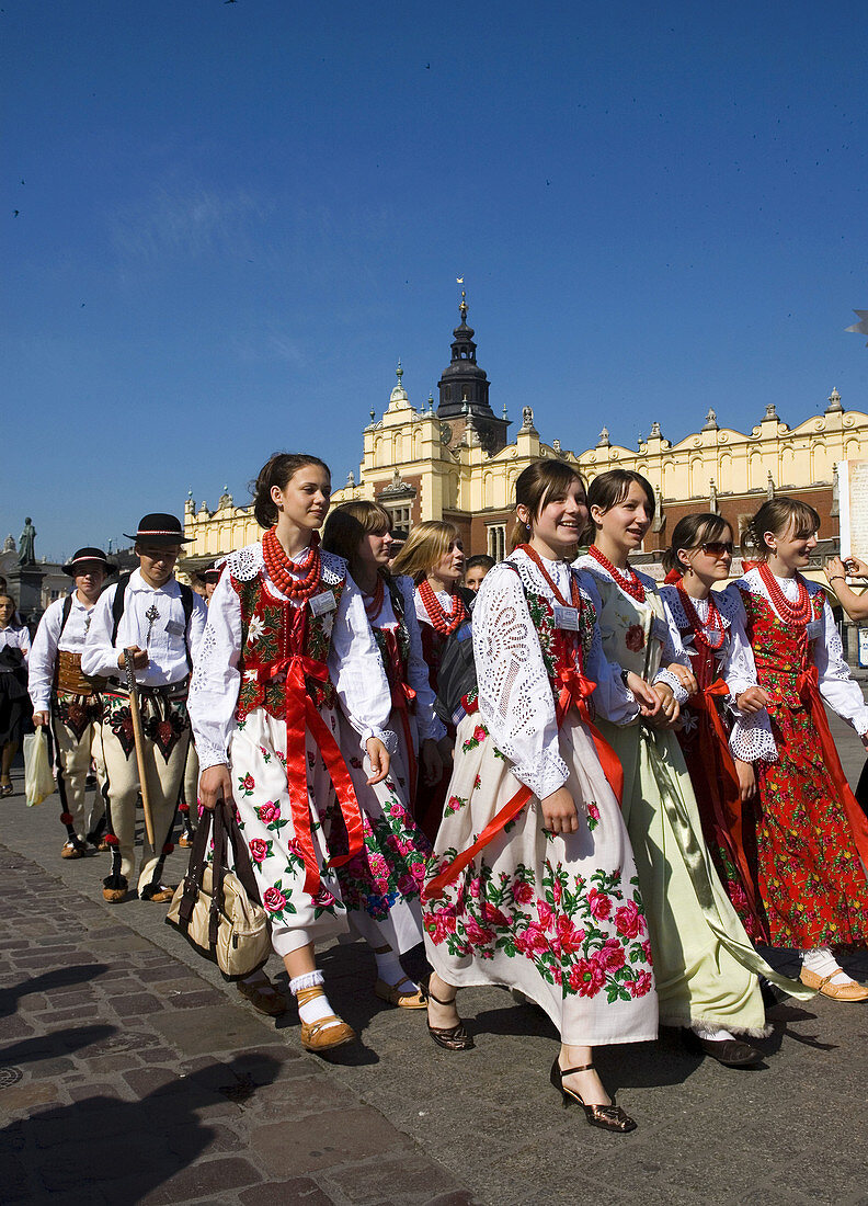 Poland Krakow traditional folk