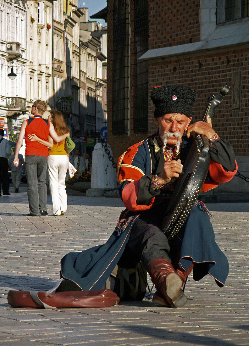 Music at Main Market Square,  Krakow,  Poland