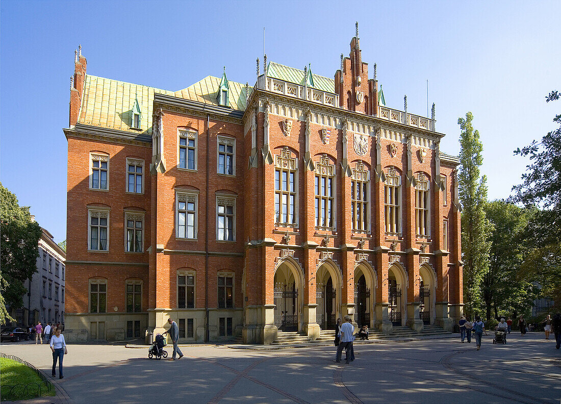 Poland,  Krakow,  Collegium Novum of Jagiellonski University