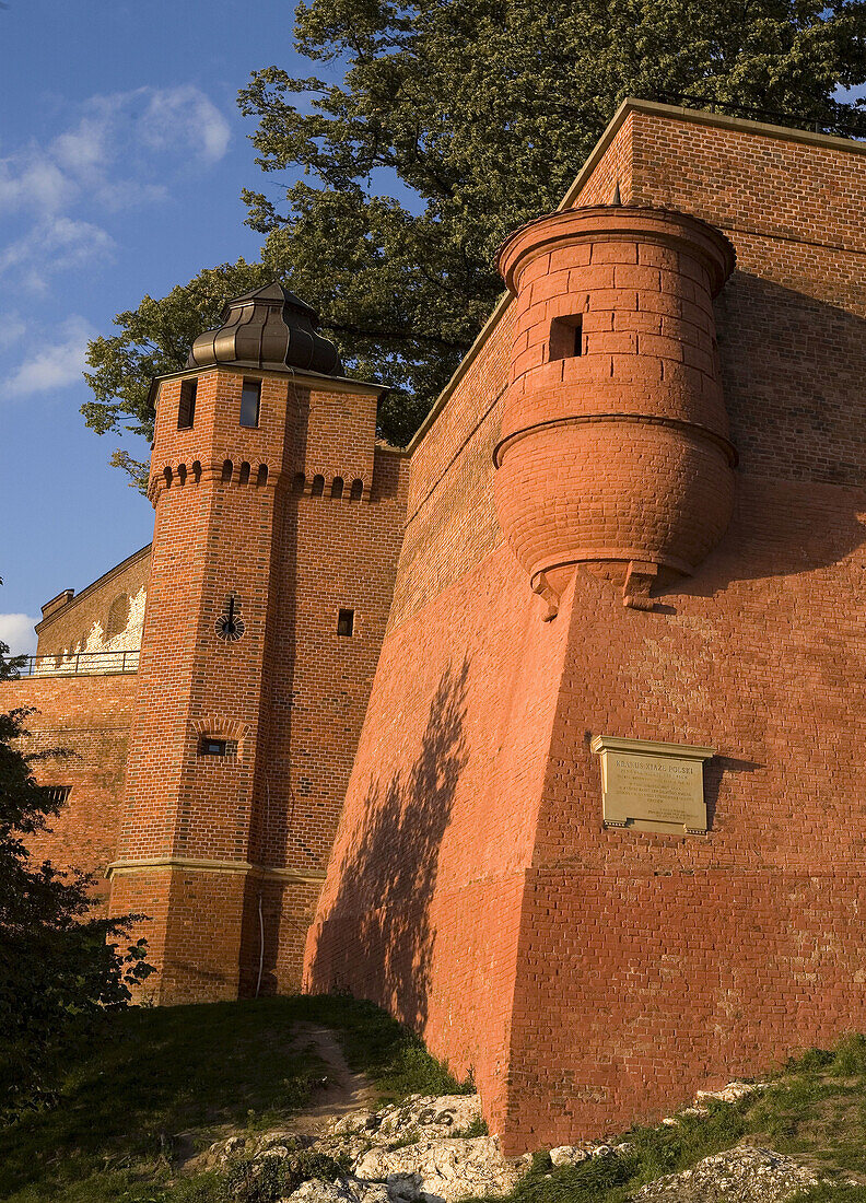 Poland,  Krakow,  Wawel,  fortification