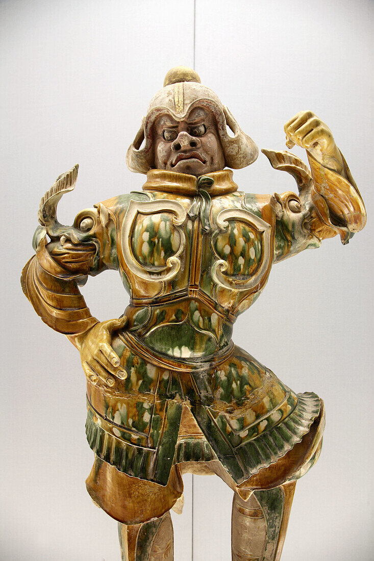 China,  Shanghai,  Shanghai Museum,  ceramic statue