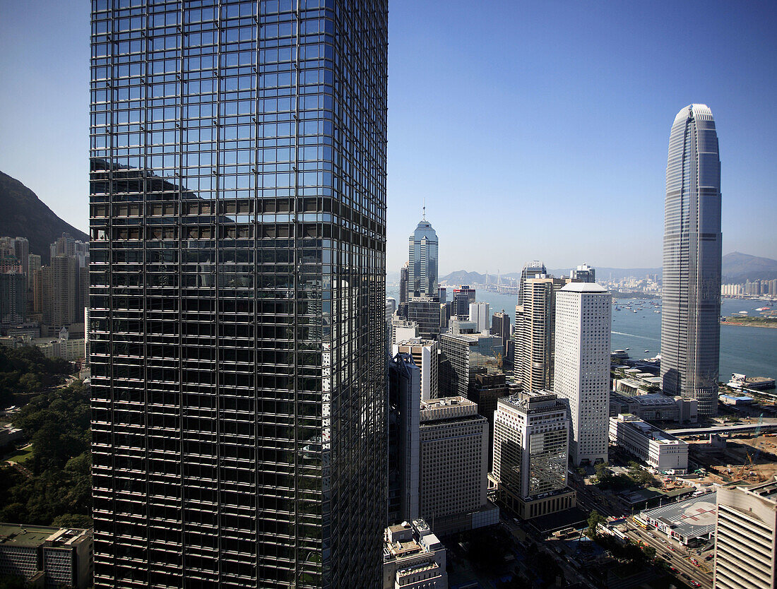 China,  Hong Kong,  Central District skyscrapers