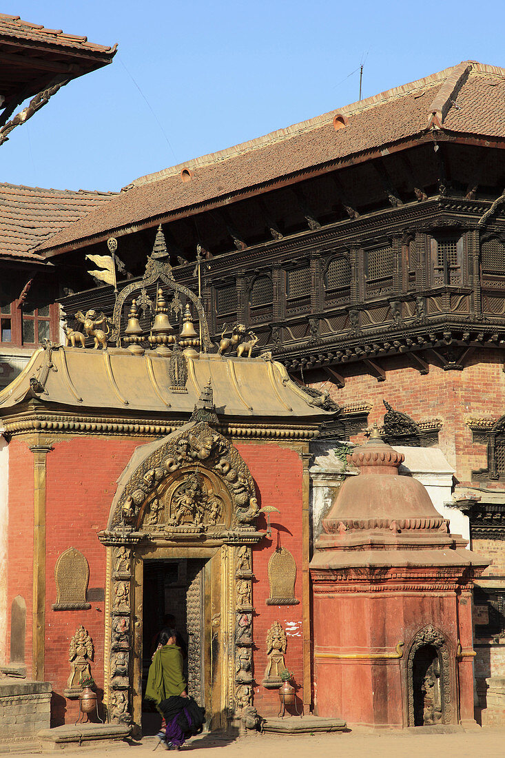 Nepal,  Kathmandu Valley,  Bhaktapur,  Durbar Square,  Golden Gate