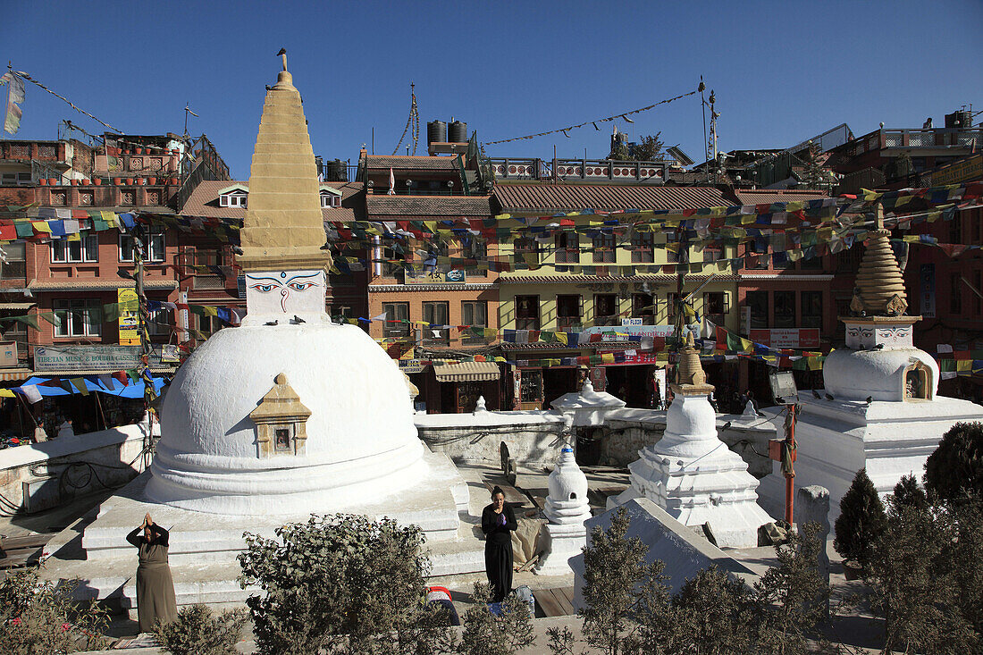 Nepal,  Kathmandu Valley,  Boudhanath,  Bodhnath Stupa