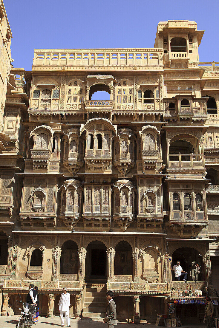 India,  Rajasthan,  Jaisalmer,  Patwa-ki Haveli,  wealthy merchant´s mansion