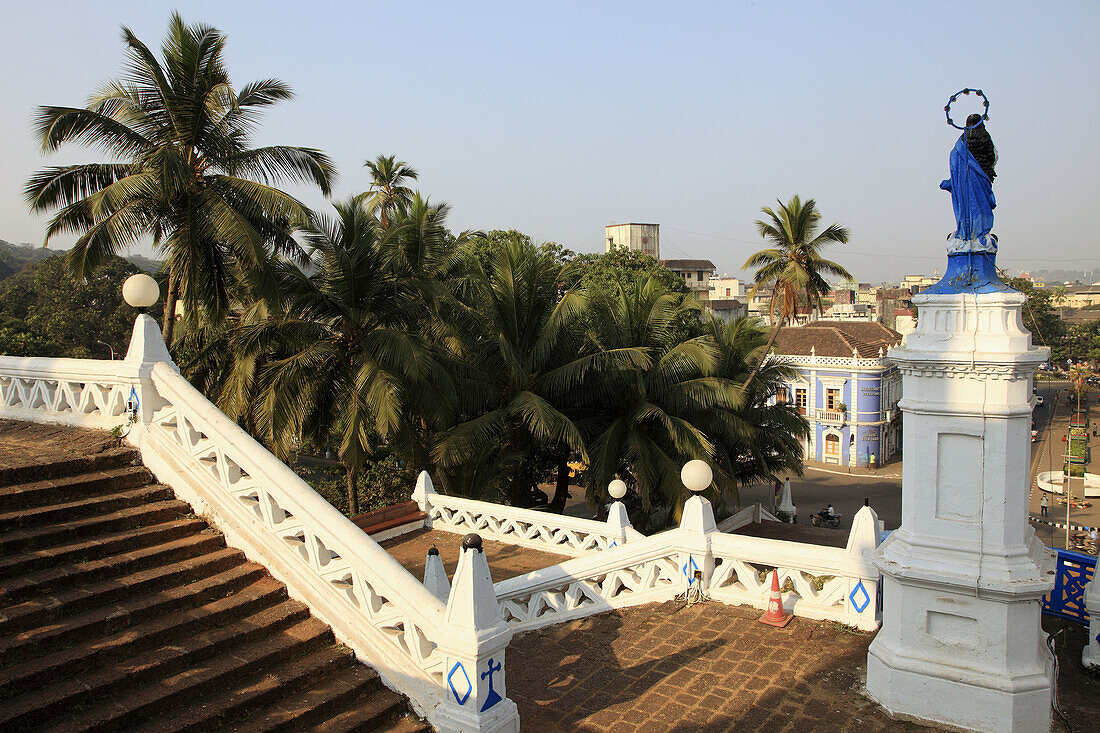 India,  Goa,  Panaji,  Panjim,  Church Square