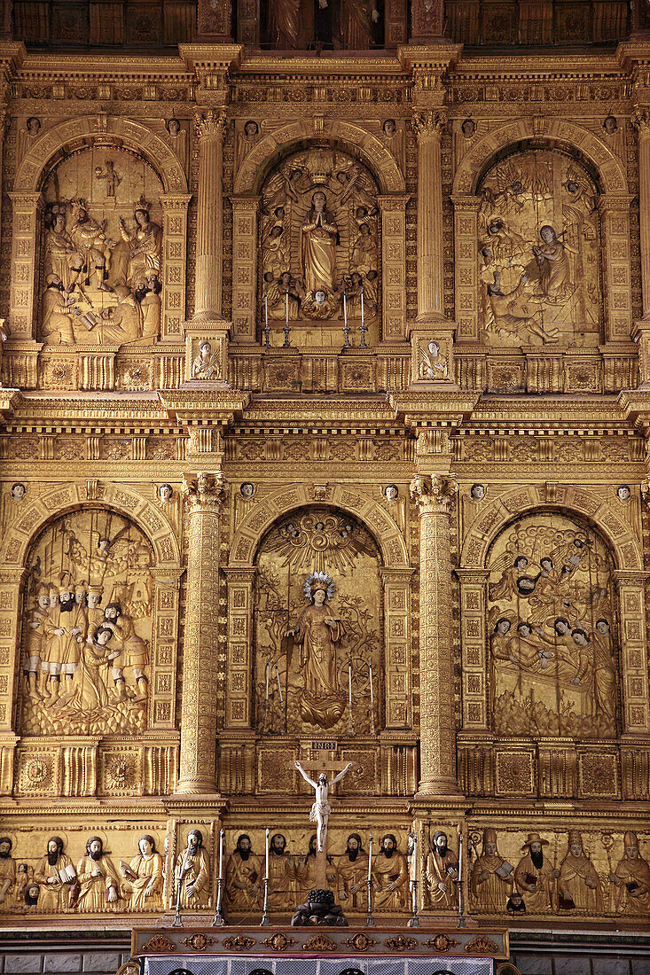 India,  Goa,  Old Goa,  Se Cathedral interior