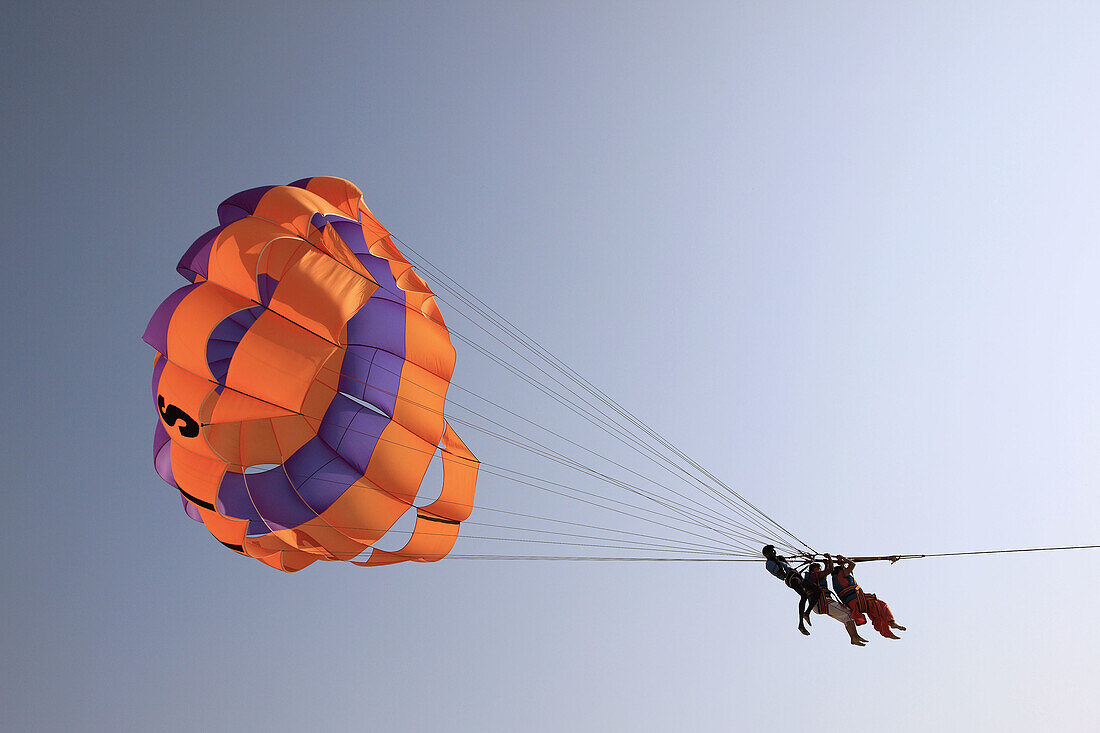 India,  Goa,  Colva beach,  parasailing