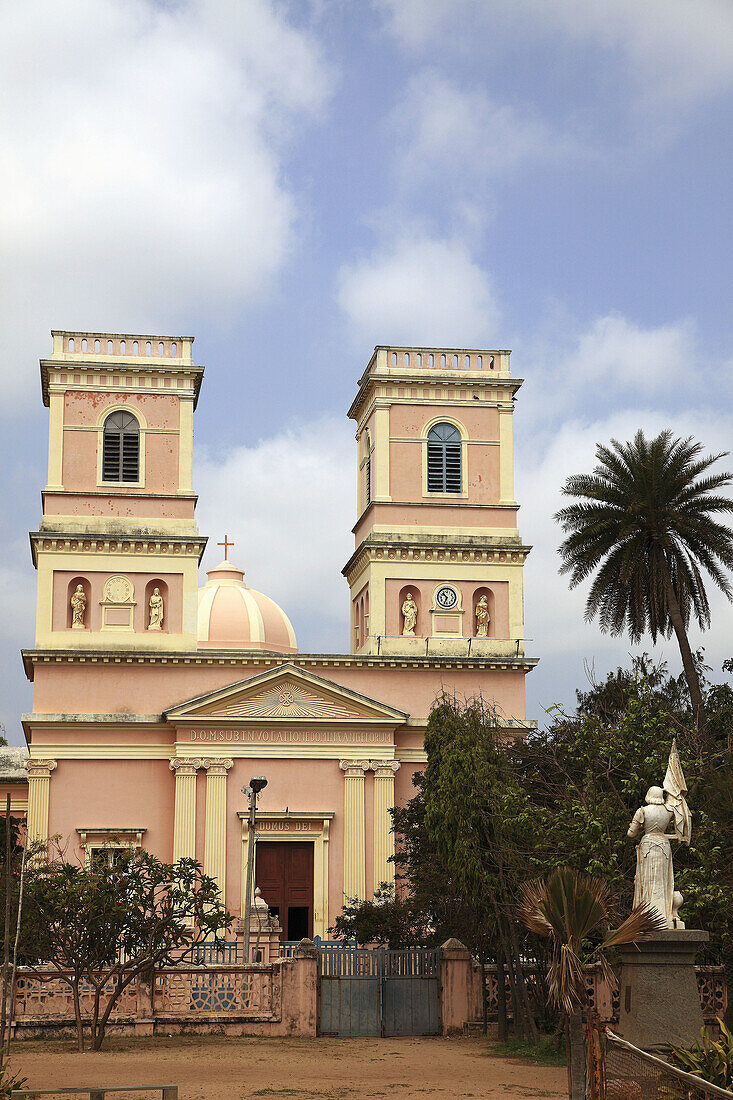 India,  Puducherry,  Pondicherry,  Notre Dame des Anges Church