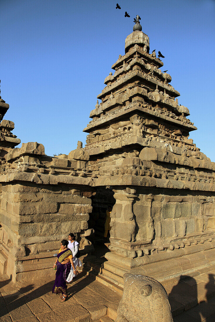 India,  Tamil Nadu,  Mamallapuram,  Mahabalipuram,  Shore Temple