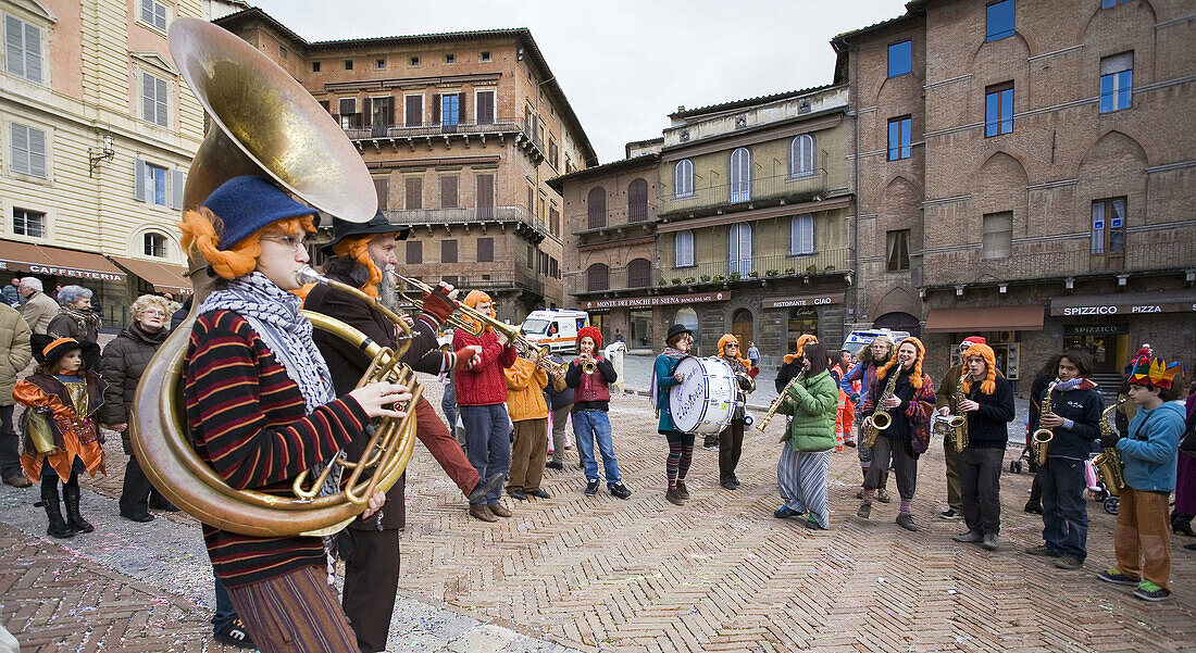 Carnival in Siena,  Italy