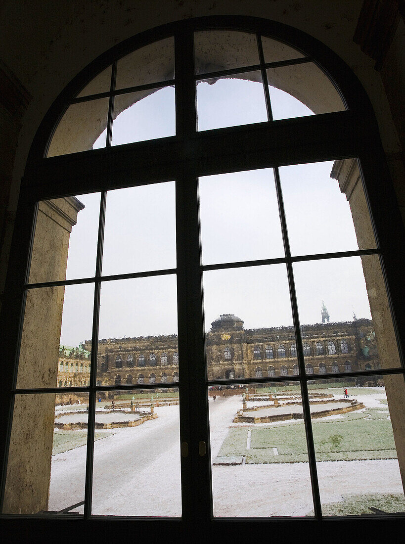 ZWINGER COURTYARD IN DRESDEN,  GERMANY