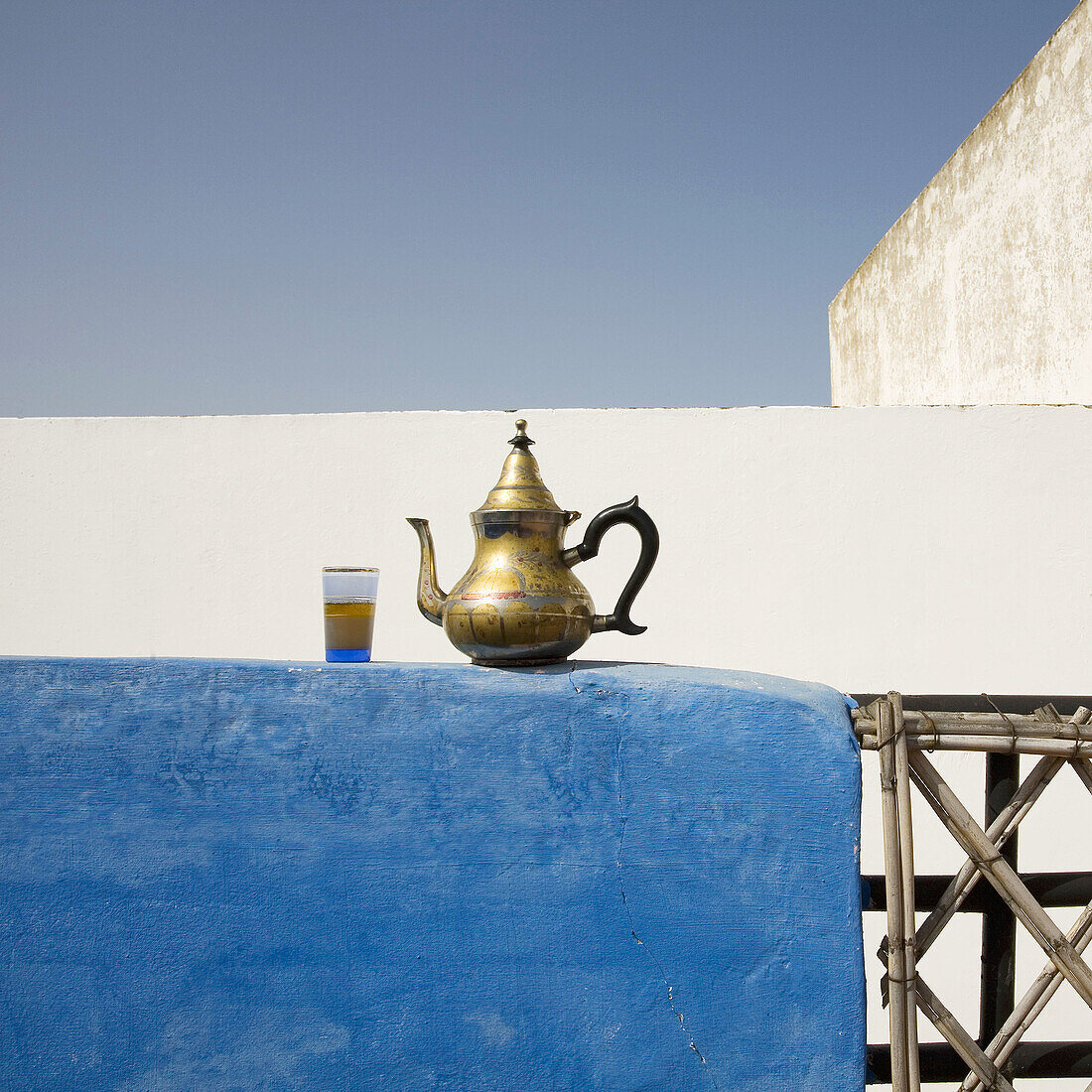 Kettle inside the house dedicated to tourist accommodation,  in the medina in Sale,  near Rabat,  Morocco