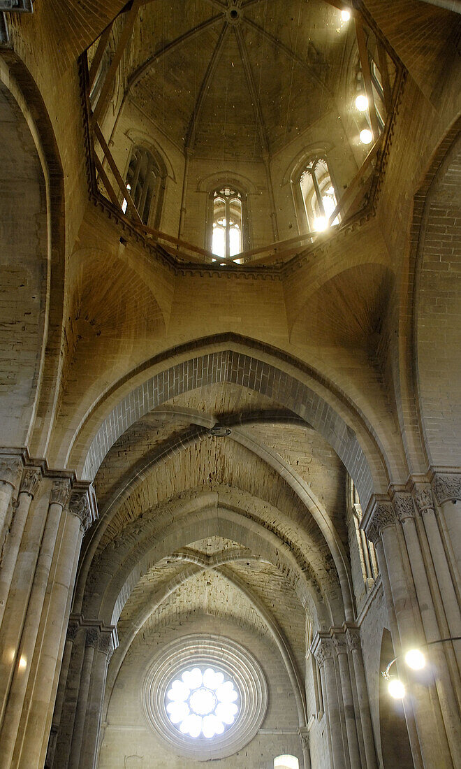 Seu Vella (old cathedral),  Lleida. Catalonia,  Spain