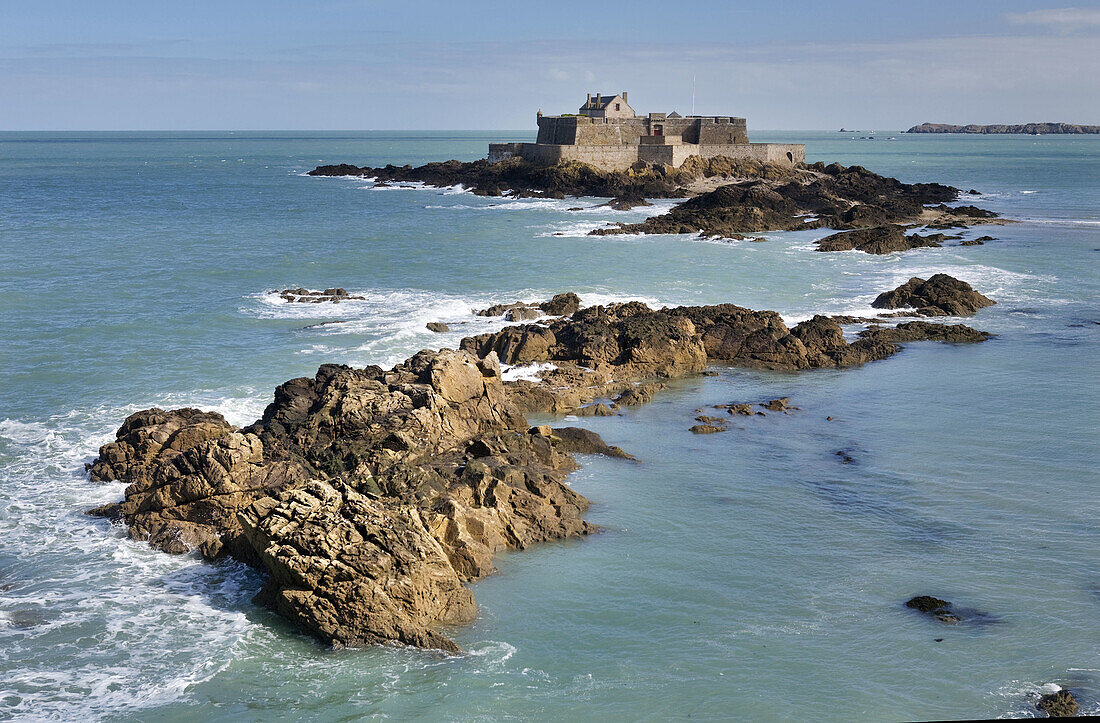 National Fort,  Saint-Malo. Ille-et-Vilaine,  Bretagne,  France