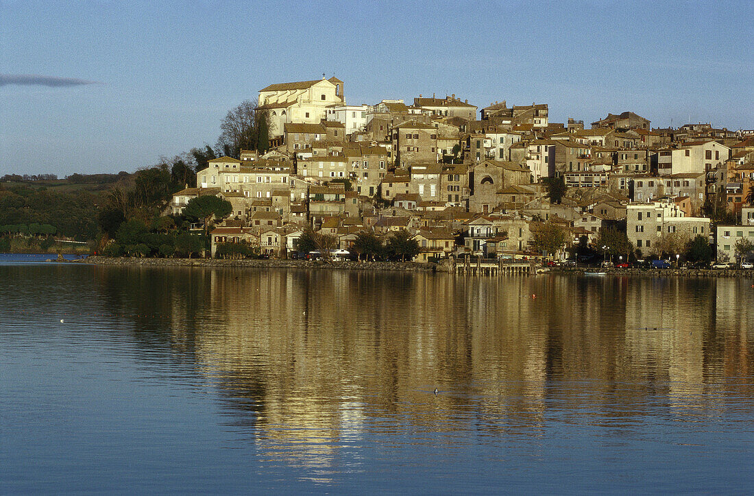 Anguilara Lazio Italy Anguilara Sabazia on the edge of Lake Bracciano