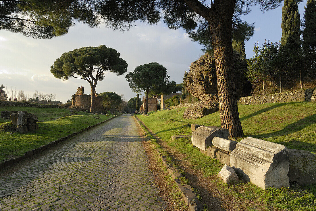 Rome Italy Via Appia Antica Appian Way