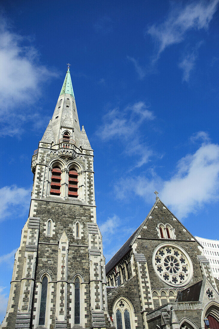 ACHTUNG: Starke Schäden durch Erdbeben am 22.02.2011, Christchurch Cathedral Christ Church,  New Zealand