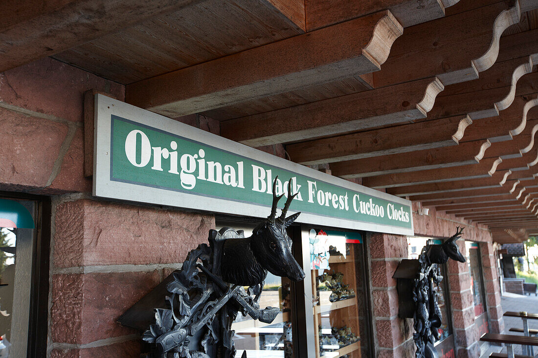 Souvenir shop near Lake Mummelsee, Seebach, Black Forest, Baden-Wuerttemberg, Germany