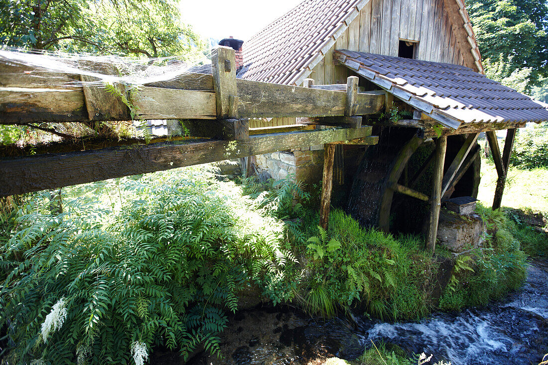 Old watermill, Ottenhoefen, Black Forest, Baden-Wuerttemberg, Germany