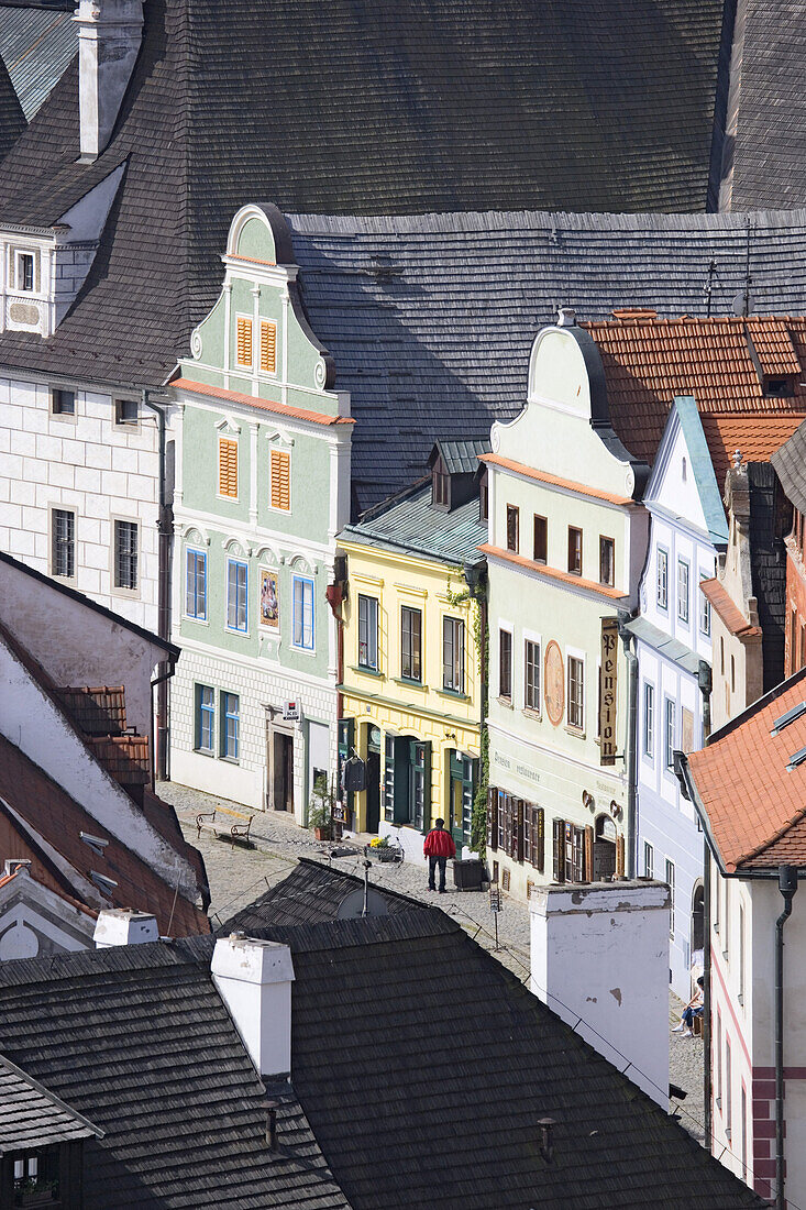 Siroka Street, Cesky Krumlov, South Bohemian Region, Czech Republic