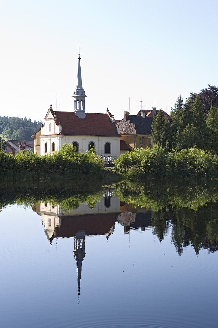 Chapel in Vyssi Brod, South Bohemia, Sumava, Czech republic