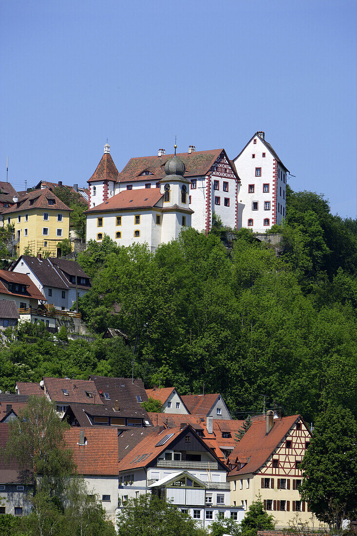 Burg Egloffstein, Egloffstein, Fränkische Schweiz, Franken, Bayern, Deutschland