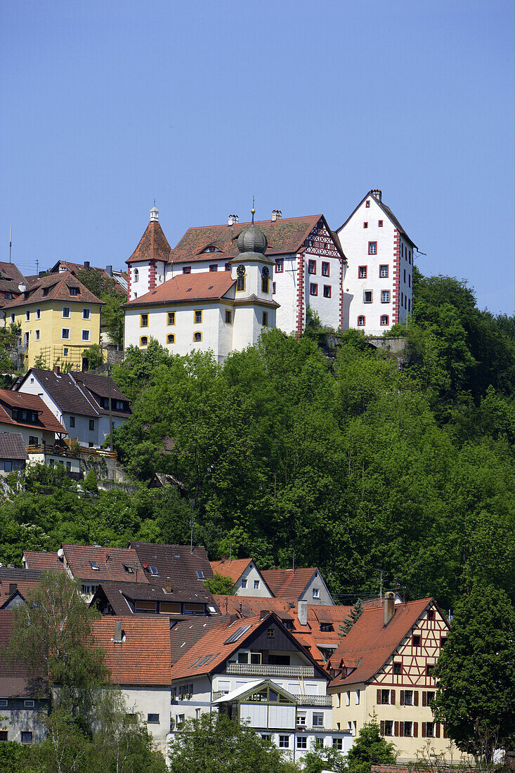 Egloffstein castle, Egloffstein, Franconia, Bavaria, Germany