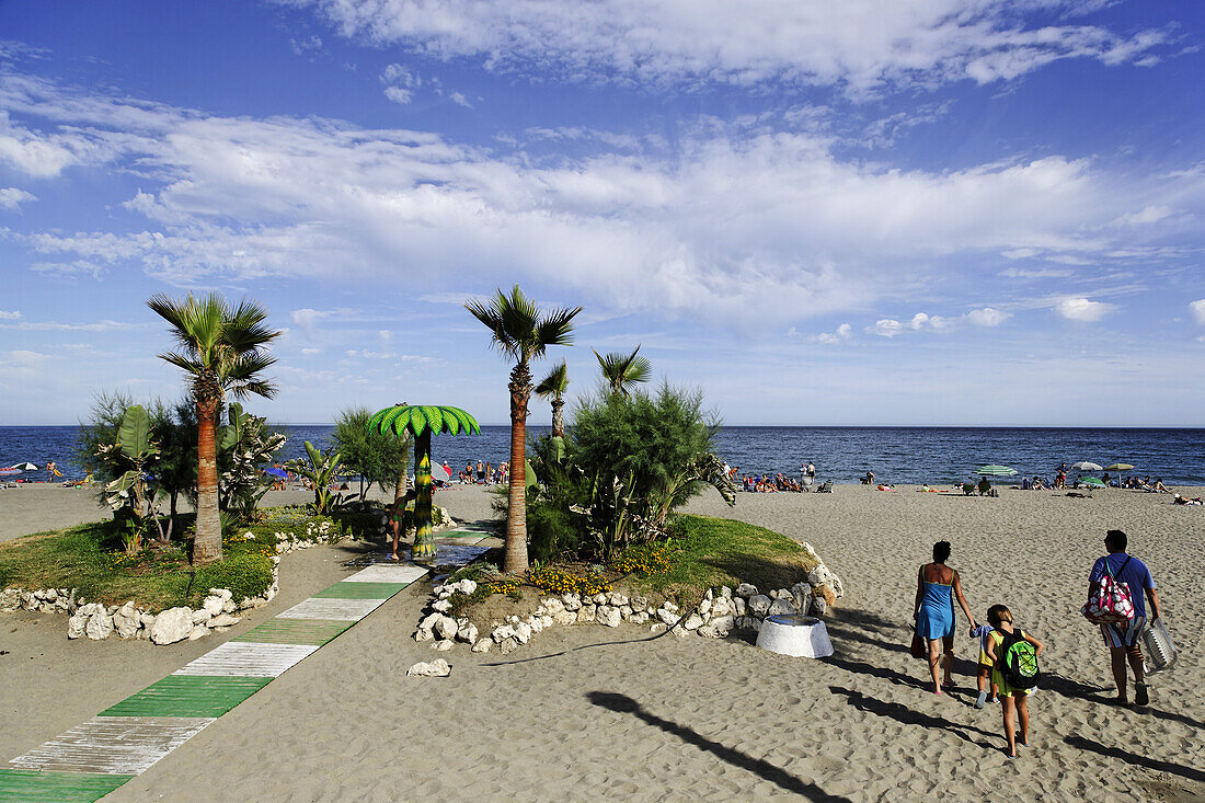 Strand von Estepona, Andalusien, Spanien