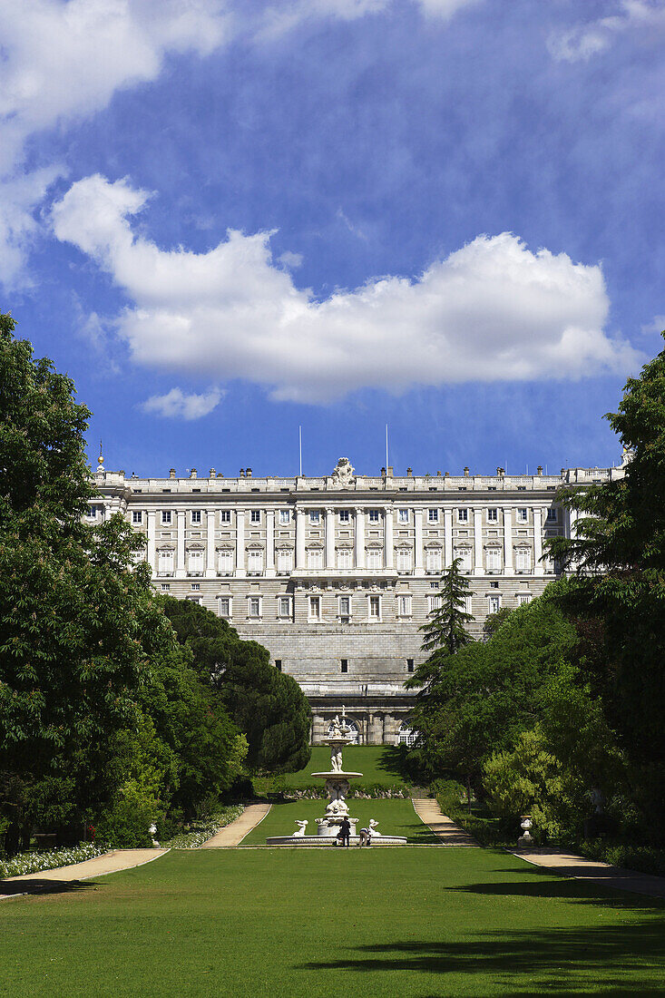 Palacio Real de Madrid, the biggest palace in Europe, Madrid, Spain